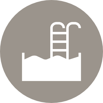 Relaxing pool and sun deck
